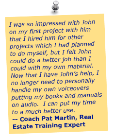 Thanks for everything on the project.  You were a pleasure to work with.  You have a &ldquo;can-do&rdquo; attitude and that means a lot to me. -- Steve Gutzman, tds consulting, llc