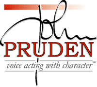 John Pruden — voice acting with character